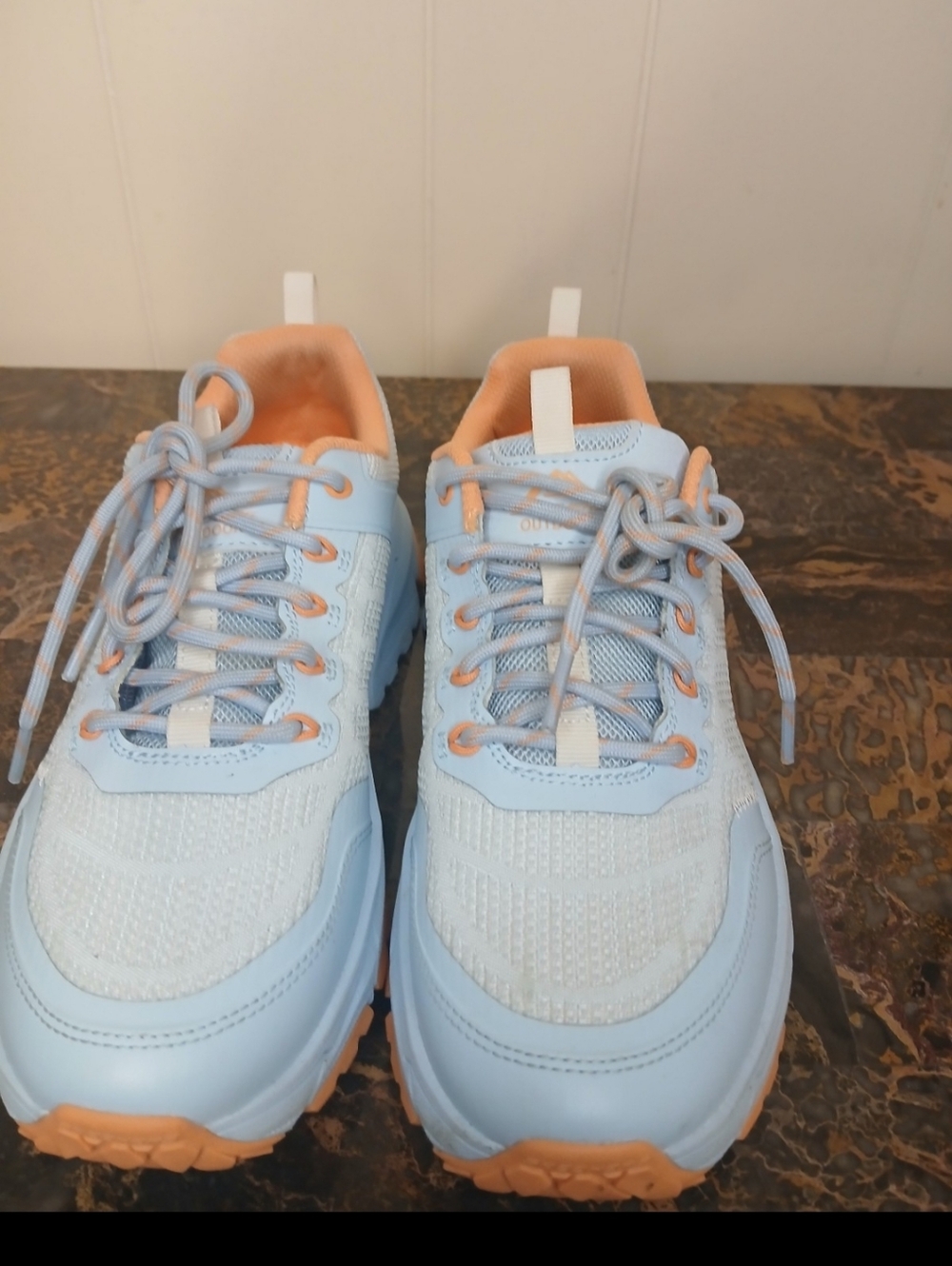 Skechers Soft Blue with Peach Lining Women's Sneakers